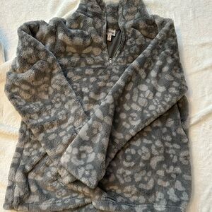 Como Vintage Charcoal Faux Fur Coat